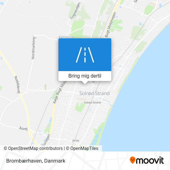 Brombærhaven kort
