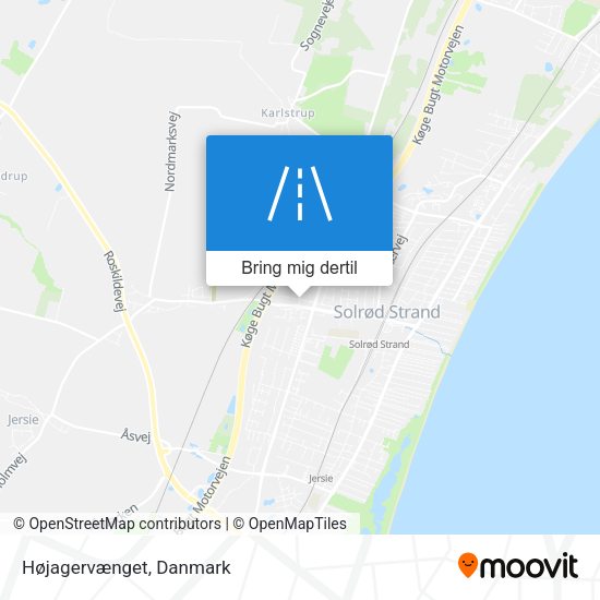 Højagervænget kort
