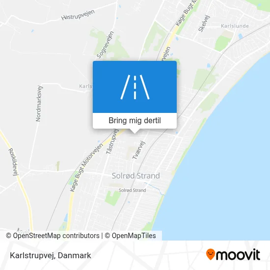 Karlstrupvej kort