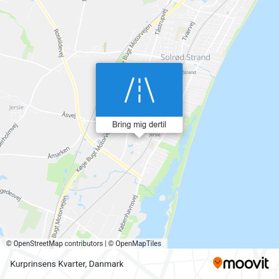 Kurprinsens Kvarter kort