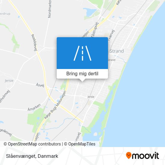 Slåenvænget kort