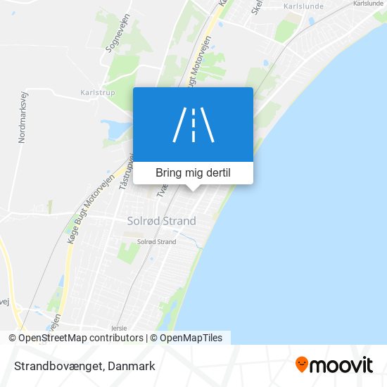 Strandbovænget kort