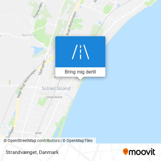 Strandvænget kort