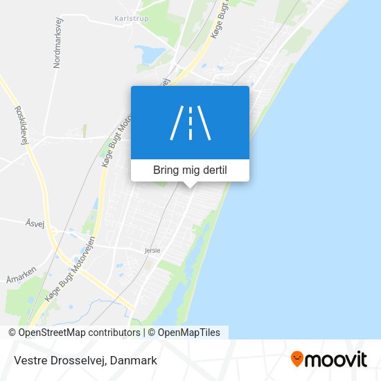 Vestre Drosselvej kort