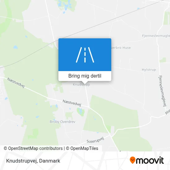 Knudstrupvej kort