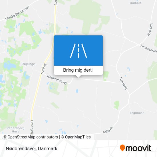 Nødbrøndsvej kort