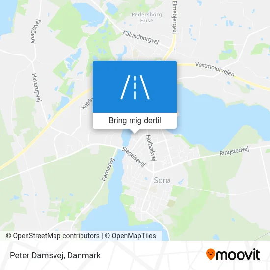 Peter Damsvej kort