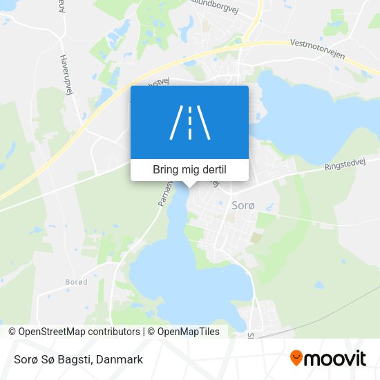 Sorø Sø Bagsti kort