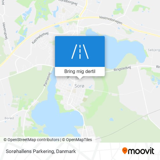 Sorøhallens Parkering kort