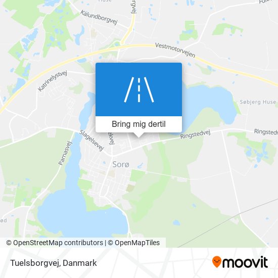 Tuelsborgvej kort