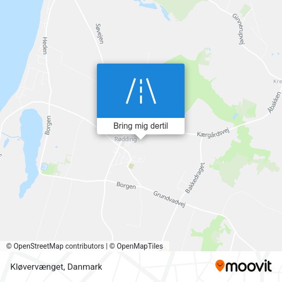 Kløvervænget kort