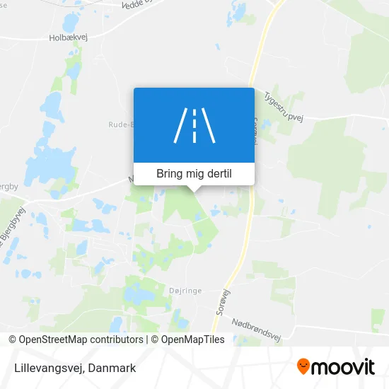 Lillevangsvej kort