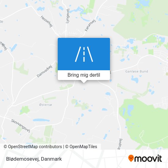 Blødemosevej kort