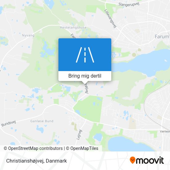 Christianshøjvej kort
