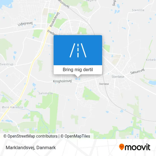 Marklandsvej kort
