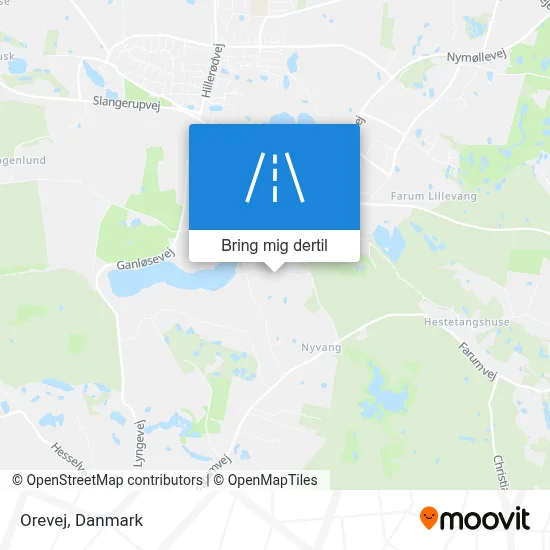 Orevej kort