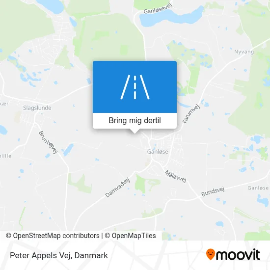 Peter Appels Vej kort