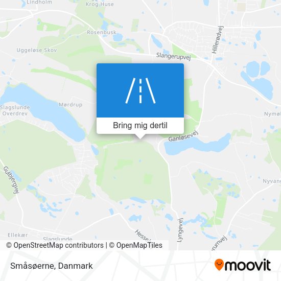 Småsøerne kort