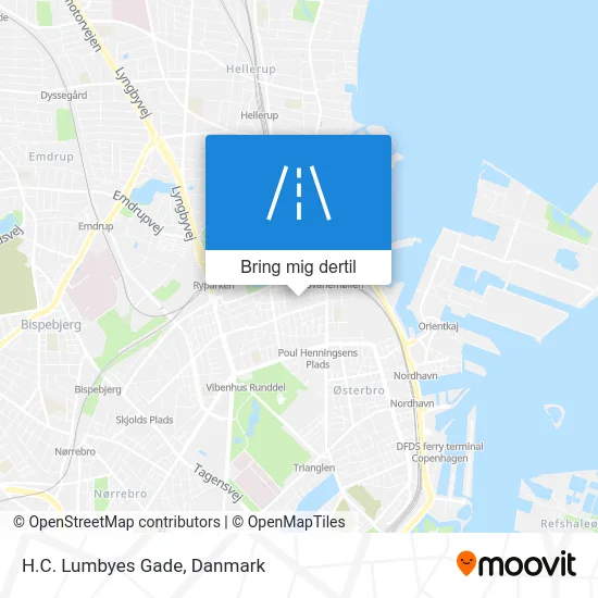 H.C. Lumbyes Gade kort