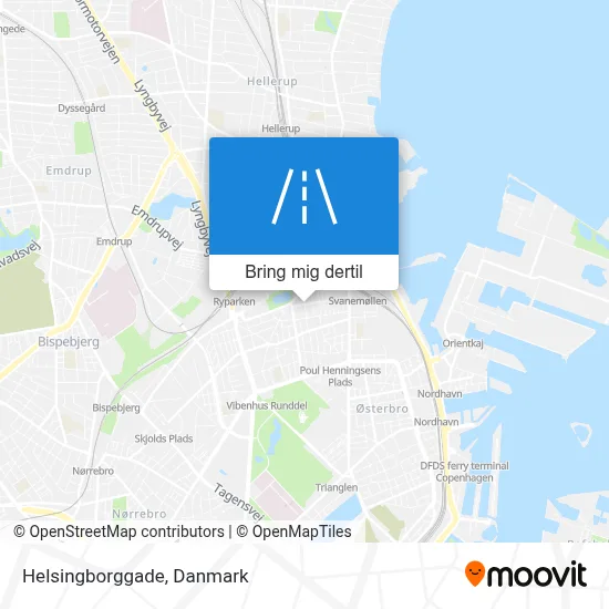 Helsingborggade kort