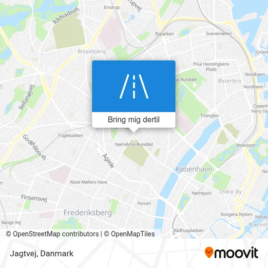 Jagtvej kort