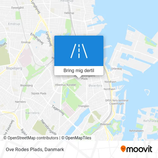 Ove Rodes Plads kort