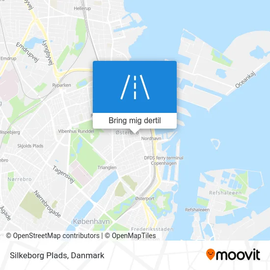 Silkeborg Plads kort