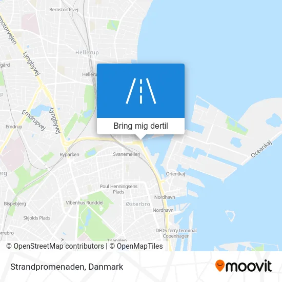 Strandpromenaden kort