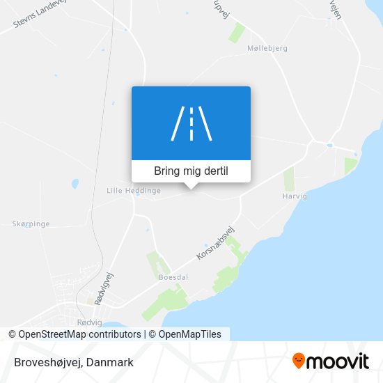 Broveshøjvej kort