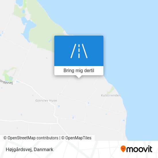 Højgårdsvej kort