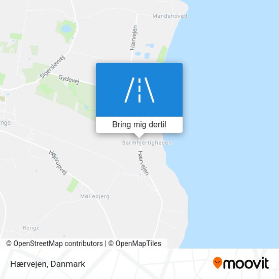 Hærvejen kort