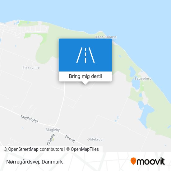 Nørregårdsvej kort