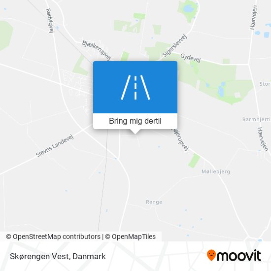 Skørengen Vest kort