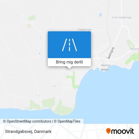 Strandgabsvej kort
