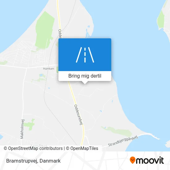 Bramstrupvej kort
