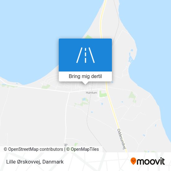 Lille Ørskovvej kort