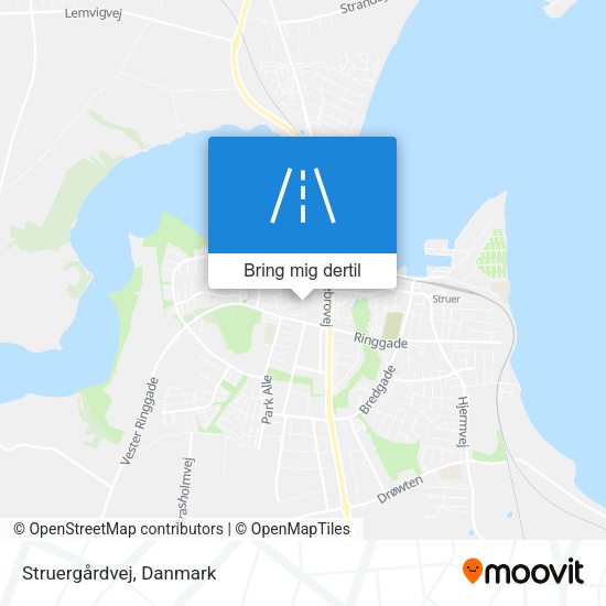 Struergårdvej kort