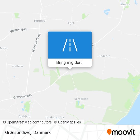 Grønsundsvej kort