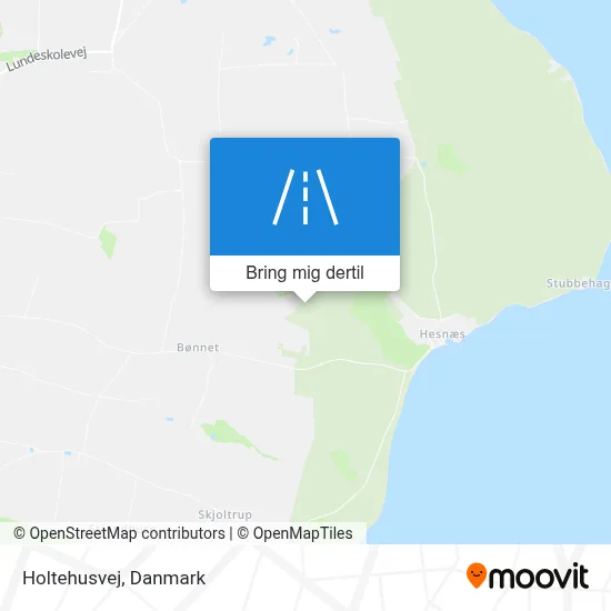 Holtehusvej kort
