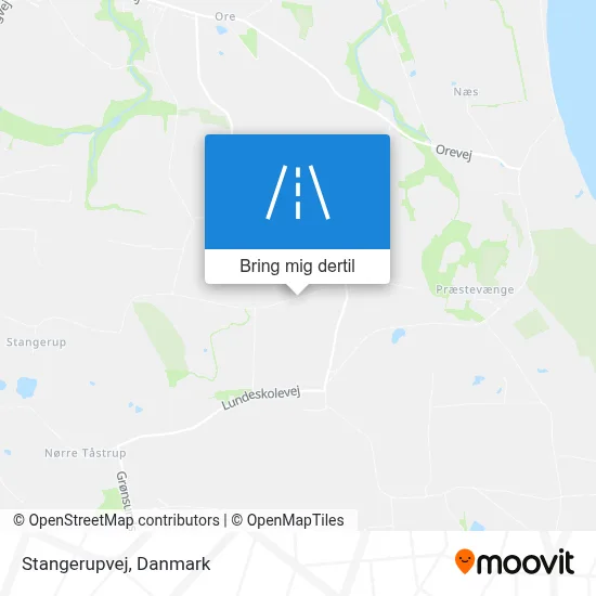 Stangerupvej kort