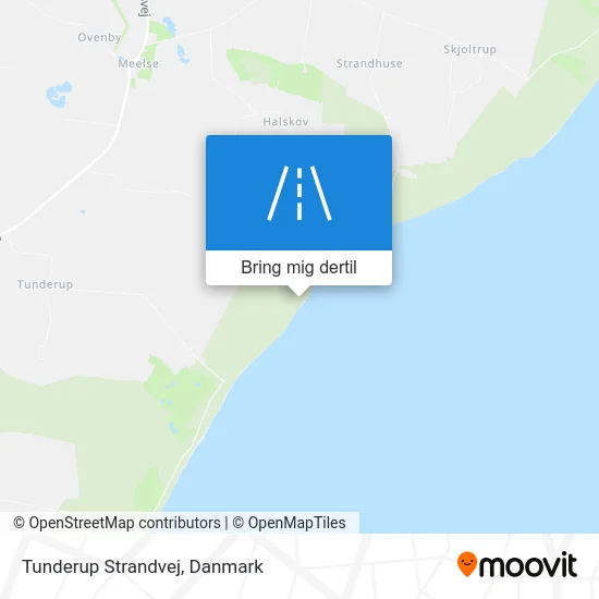 Tunderup Strandvej kort