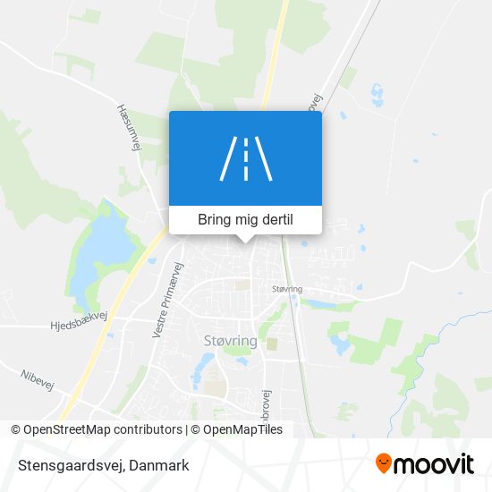 Stensgaardsvej kort