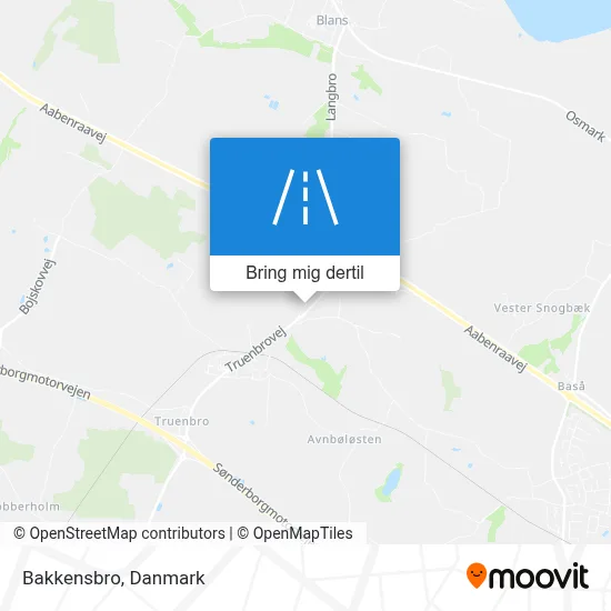 Bakkensbro kort