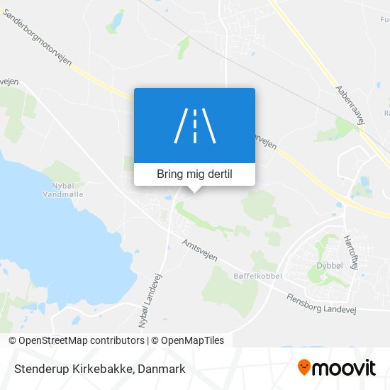 Stenderup Kirkebakke kort