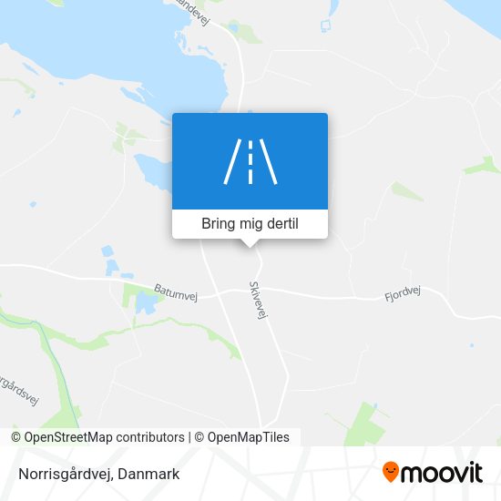 Norrisgårdvej kort