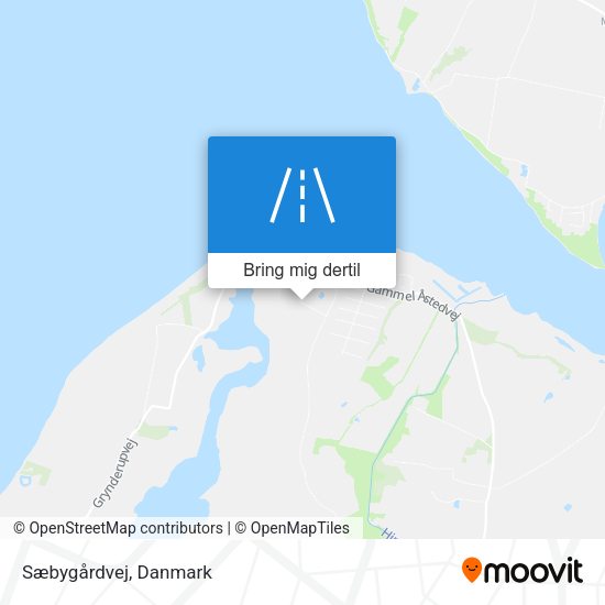 Sæbygårdvej kort