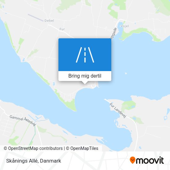 Skånings Allé kort