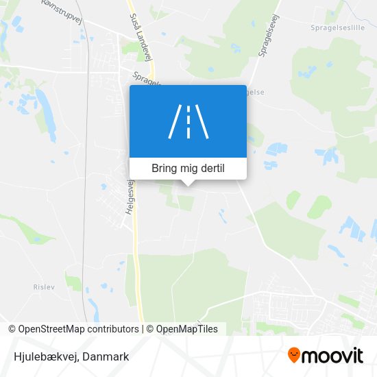 Hjulebækvej kort