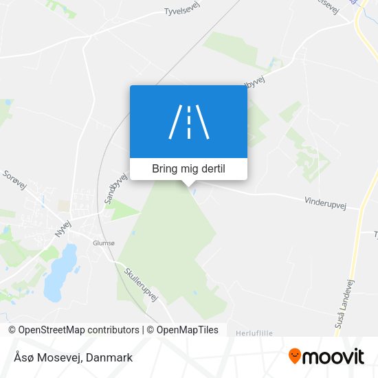 Åsø Mosevej kort