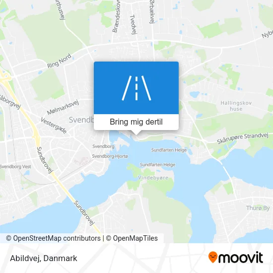 Abildvej kort